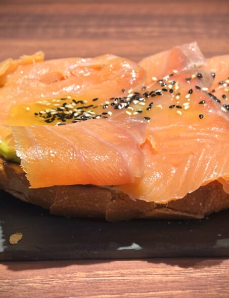Tosta salmón
